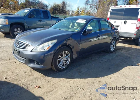 2013 Infiniti G37X z USA, uszkodzony, nr VIN JN1CV6AR9DM758449